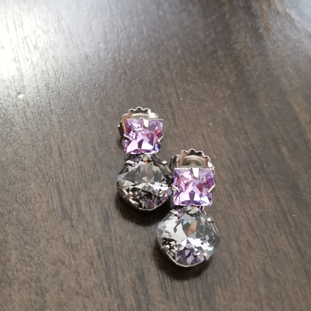Crystal earrings